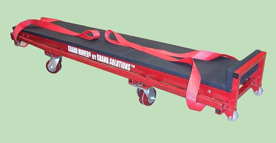 The Grand Mover allows you to move a grand piano securely, but also tip the The Grand Mover allows you to move a grand piano securely, but also tip the
