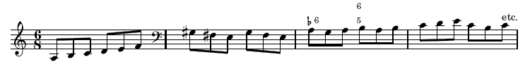 Pasquini sonata, 2nd movement