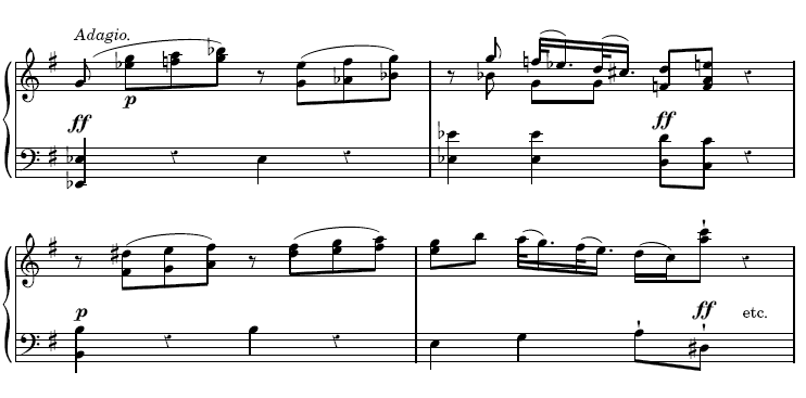Beethoven, Sonata 1 in G