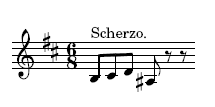 Brahms, op. 2, Scherzo